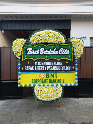 Papan Bunga Duka di Kikim Tengah
