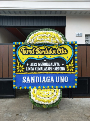 Papan Bunga Duka di Kikim Tengah